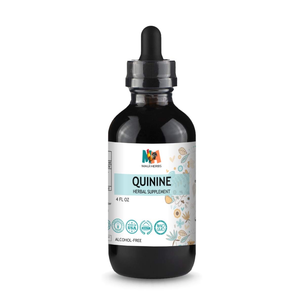 Quinine Tincture 4 fl oz AlcoholFree Liquid Extract, Quinine Bark