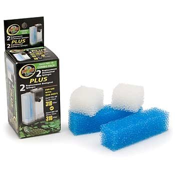 Zoo Med PMC-18 Mechanical and Biological Sponge Pack 
