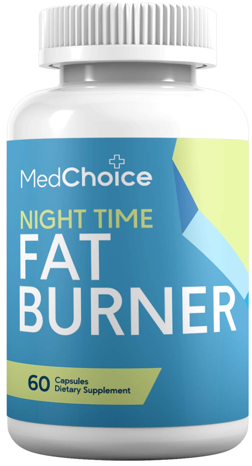 MedChoice Night Time Fat Burner, 60ct Fat Loss Diet Pills, 500mg Non ...