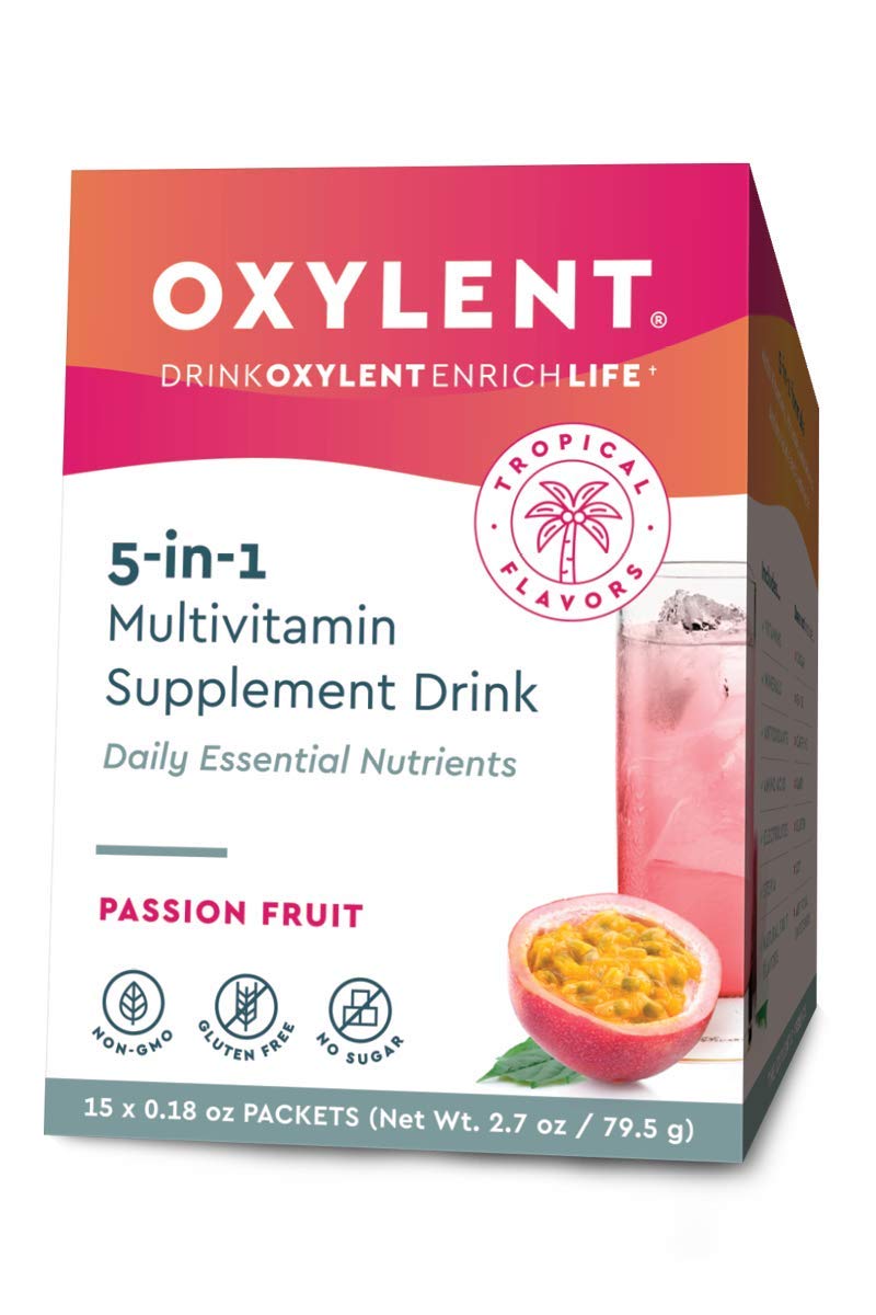 Oxylent 5-in-1 Multivitamin Supplement Drink – Sugar-Free ...