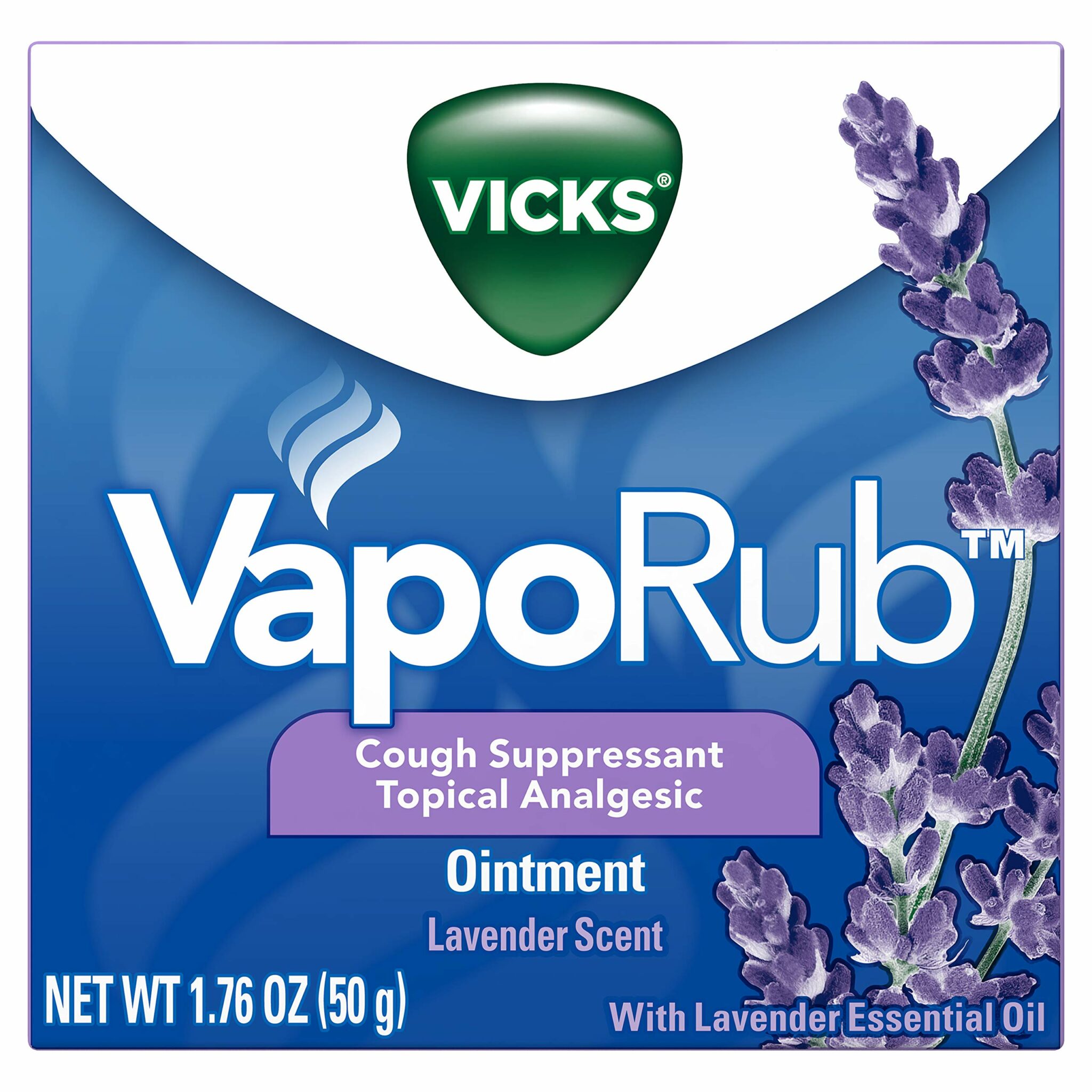 Vicks VapoRub, Lavender Essential Oil Chest Rub Ointment, Relief from