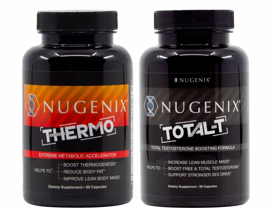 Nugenix Thermo and TotalT Thermogenic Fat Burner and Total