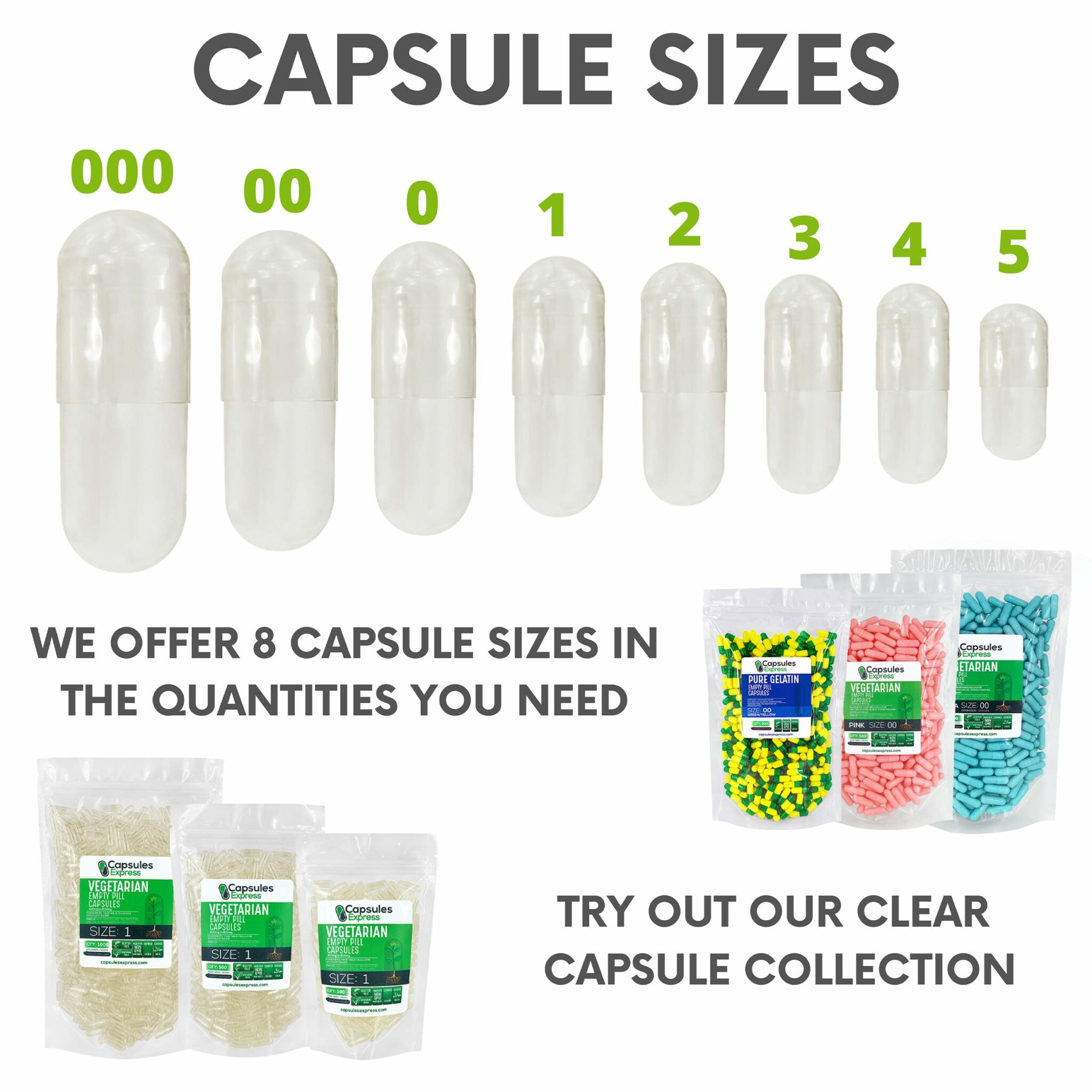 empty medicine capsules
