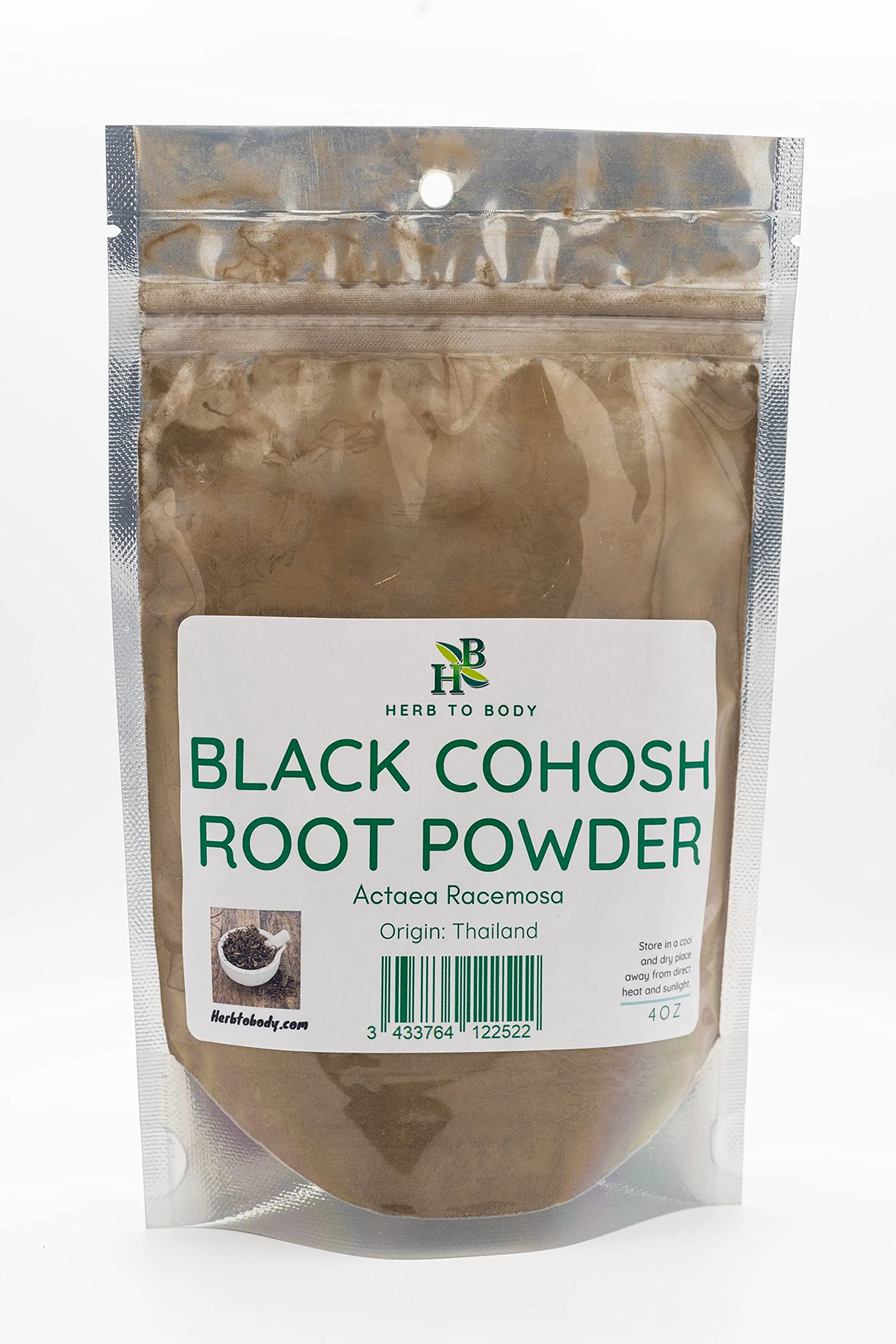 Herb To Body Black Cohosh Root Powder 4oz LifeIRL